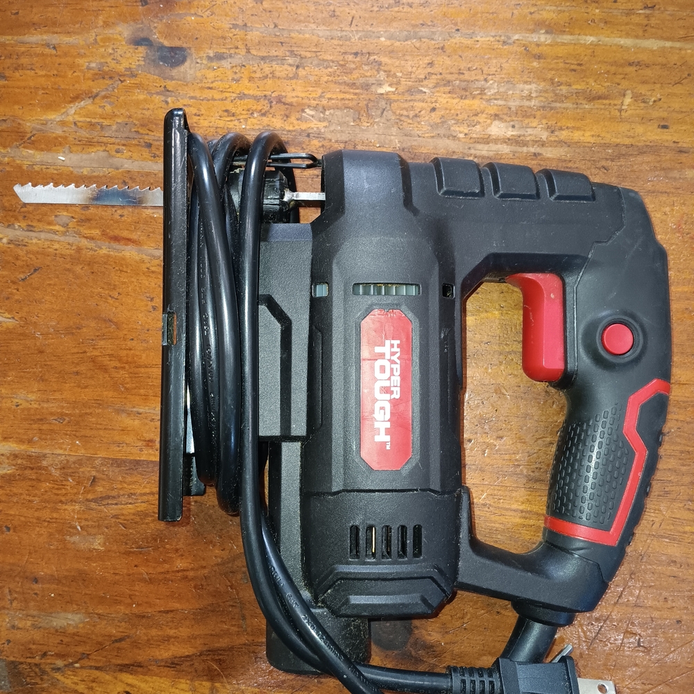 Hyper Tough Black and Red Corded Jigsaw